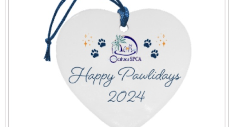 2024 Oahu SPCA Keepsake Ornament Pre-Order Request